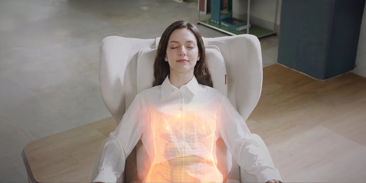 Terapia ciepłem w fotelu PW500 od Pro-Wellness Terapia ciepłem w fotelu PW500 od Pro-Wellness