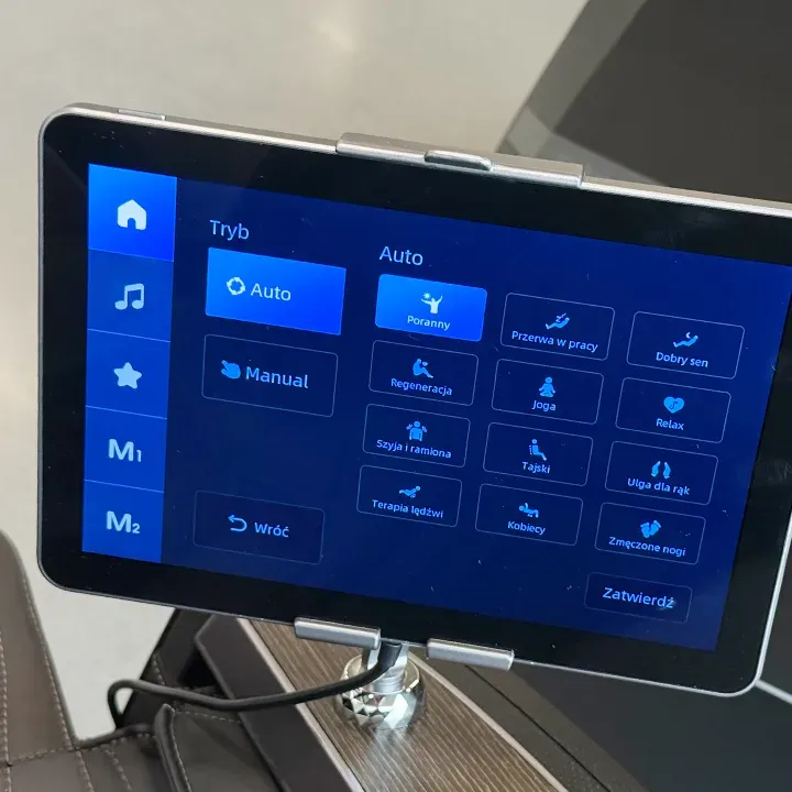 Tablet sterowania fotela musującego Pro-Wellness PW630 Tablet sterowania fotela musującego Pro-Wellness PW630