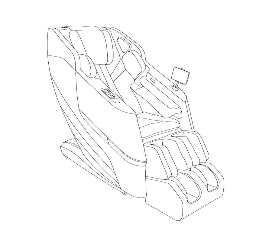 Pro-Wellness PW650 fotel masujący