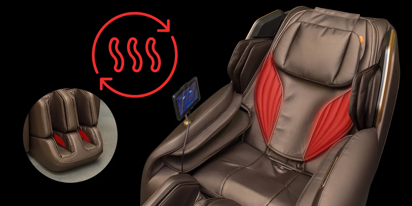 Podgrzewanie pleców i stóp w PW910 marki Pro-Wellness Podgrzewanie pleców i stóp w PW910 marki Pro-Wellness