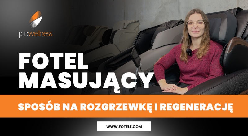 Fotel masujący sposób na rozgrzewkę i regenerację