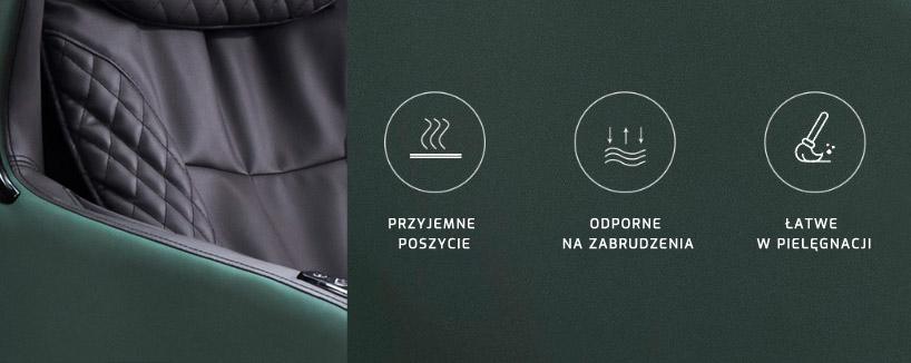 Wysoka jakość wykończenia w fotelu Pro-Wellness PW430