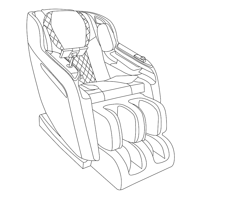 Pro-Wellness PW470 fotel masujący